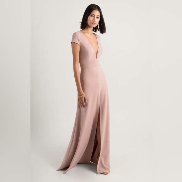 Jenny Yoo Cara Dress in Whipped Apricot Size 2 - Picture 1 of 10